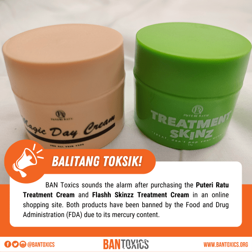 [BALITANG TOKSIK] Puteri Ratu and Flashh Skinzz Mercury-added Creams