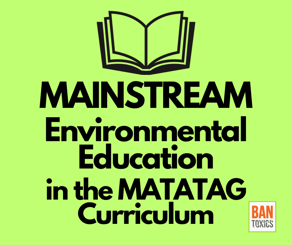 Mainstream Environmental Education in the MATATAG Curriculum(2)