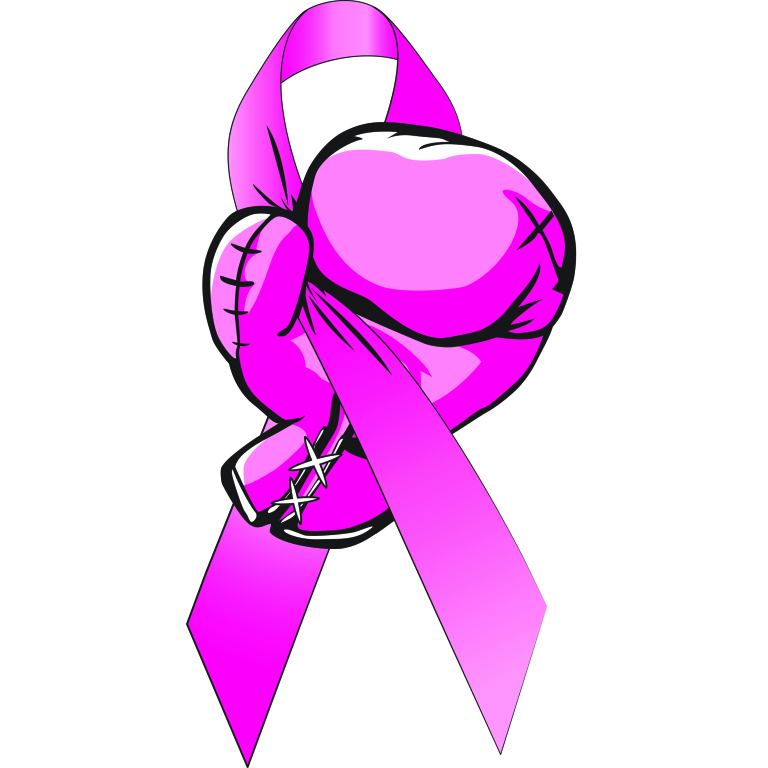 Breast Cancer Awareness logo large glove