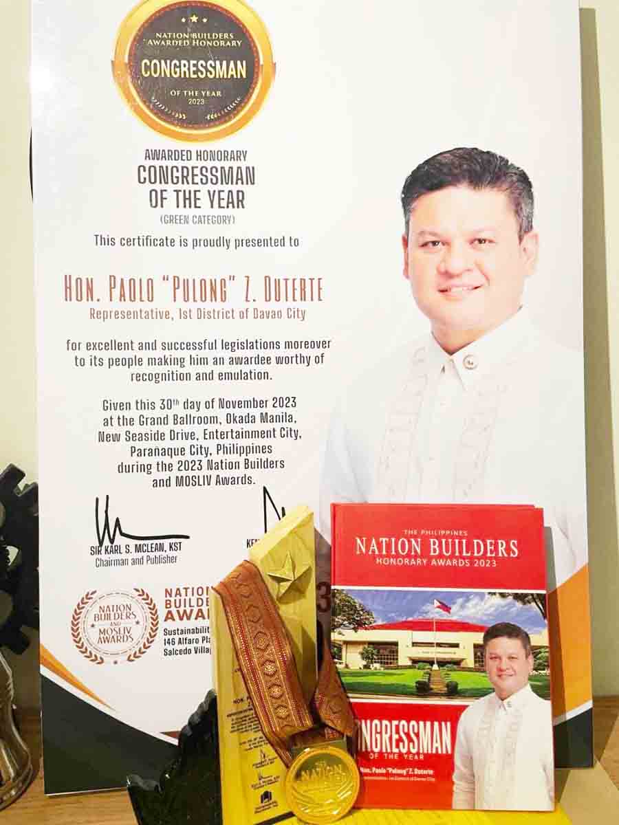 PAOLO DUTERTE AWARD