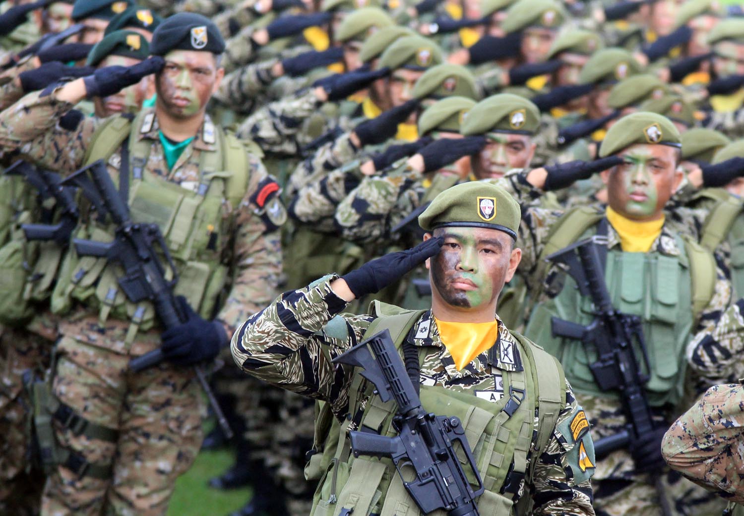 Armed Forces of the Philippines (AFP)-Special Force. Photo by DARREN LANGIT