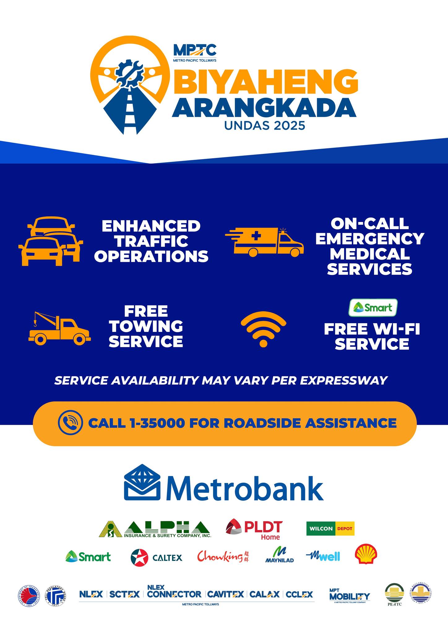 MPTC 'Biyaheng Arangkada' Motorists Assistance Program Undas 2025