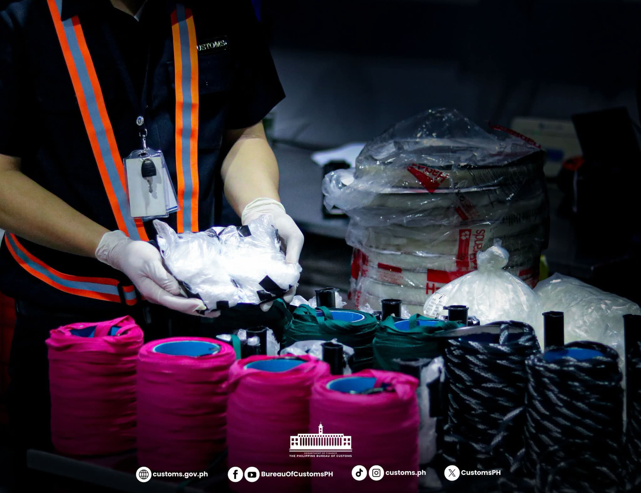 P14.29 -M worth of suspected shabu concealed in rope shipment intercepted at NAIA